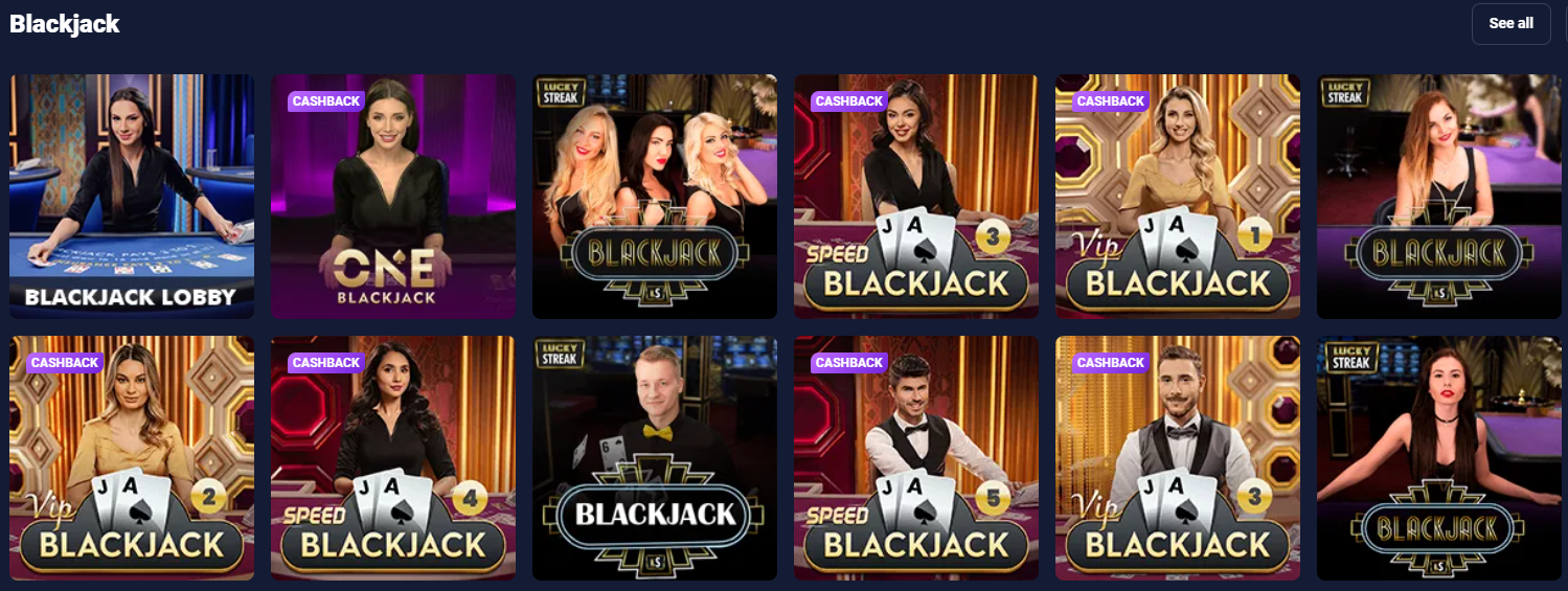 Joo Casino Live Blackjack