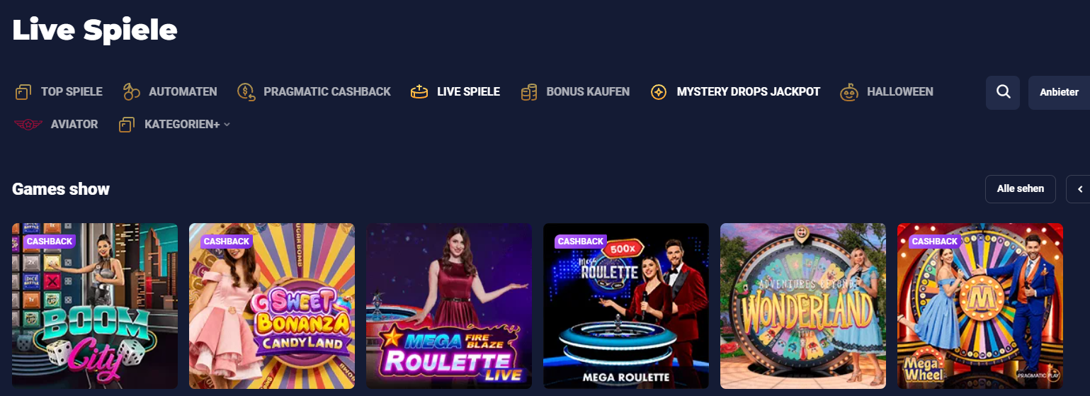 Joocasino live casino